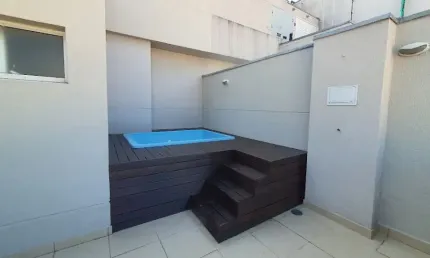 Cobertura duplex com 2 Quartos e 2 Vagas ao lado no Norte Shopping
