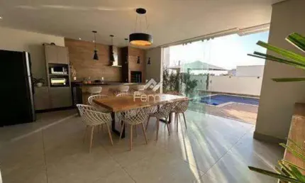Casa em condomínio fechado à venda, 6 quartos, 4 suítes, 2 vagas, Gavea Paradiso - Uberlândia/MG