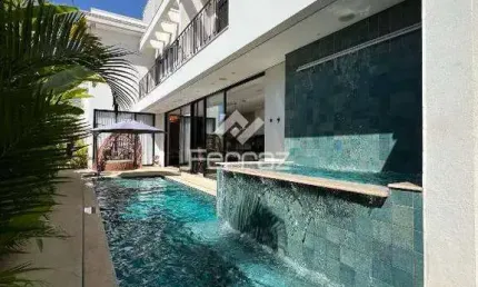 Casa em condomínio fechado à venda, 4 suítes, 4 vagas, alphaville 2 - uberlândia/mg