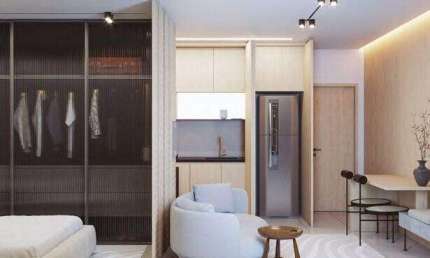 Studio à venda, 1 quarto, 1 suíte, 1 vaga, Centro - Uberlândia/MG