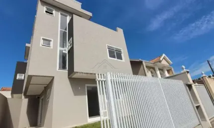 Sobrado para venda em curitiba, xaxim, 3 dormitórios, 2 suítes, 4 banheiros, 2 vagas