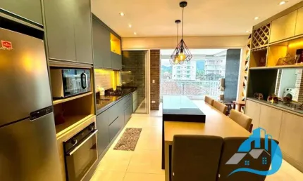 Lindo apartamento com 3 dormitórios todos com ar condicionado mobiliado e decorado no bairro itaguá ubatuba sp