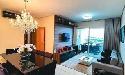 Apartamento Mobiliado com 3 quartos, sendo 2 suites Mobiliado para alugar, 101 m² por R$ 7.845/mês - Parque Pantanal 3 - Jardim Aclimação - Cuiabá/MT