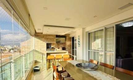 Apartamento Helbor Classic Bosque Maia, 3 dormitórios, mobiliado, 168m²