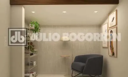 Cobertura com 1 quarto à venda na Rua Décio Vilares, Copacabana, Rio de Janeiro, 44 m2 por R$ 955.000