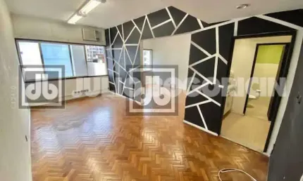 Sala comercial com 2 salas para alugar na rua barata ribeiro, copacabana, rio de janeiro, 49 m2 por r$ 2.600