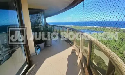 Apartamento com 3 quartos para alugar na Avenida Prefeito Dulcídio Cardoso, Barra da Tijuca, Rio de Janeiro, 262 m2 por R$ 18.000