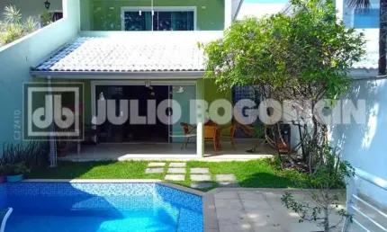 Casa em condomínio fechado com 3 quartos à venda na Rua Professor Fernando Raja Gabaglia, Freguesia (Jacarepaguá), Rio de Janeiro, 228 m2 por R$ 1.320.000