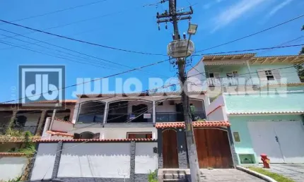 Casa em condomínio fechado com 3 quartos à venda na rua getúlio de moura, taquara, rio de janeiro, 300 m2 por r$ 698.000