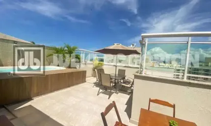 Cobertura com 4 quartos à venda na Estrada Benvindo de Novais, Recreio dos Bandeirantes, Rio de Janeiro, 166 m2 por R$ 1.220.000
