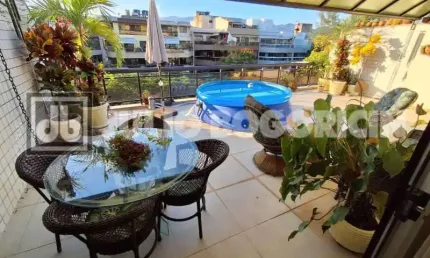 Cobertura com 3 quartos à venda na Avenida Genaro de Carvalho, Recreio dos Bandeirantes, Rio de Janeiro, 186 m2 por R$ 1.150.000