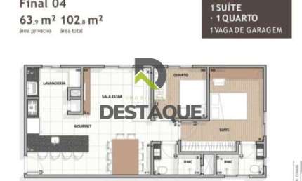 Apartamento com 2 quartos à venda no Neva, Cascavel 