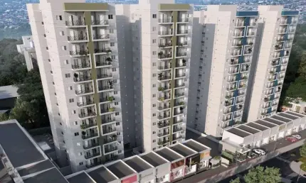 Apartamento com 1 suite e 1 dormitorio - Floresta Residence