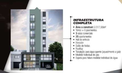 Sala comercial na planta com 80m2- Rua Manaus- Bairro Cancelli