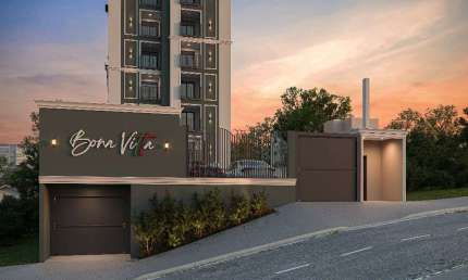 Apartamento na planta com 1 suite e 1 quarto- Edificio Bona Vitta - B. Cancelli
