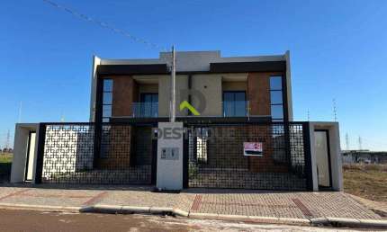 Sobrado novo com 1 suite e 2 quatos- Jardim Cassol- Bairro Tropical