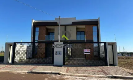 Sobrado novo com 1 suite e 2 quatos- Jardim Cassol- Bairro Tropical