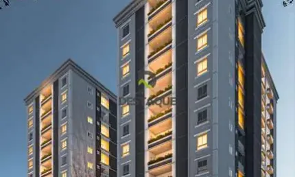Apartamento na planta com 1 suite e 1 quarto Ed. Aurea- Parque Sao Paulo
