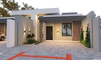 Casa na planta com 1 suite 2 quartos- Loteamento Colinas tropical