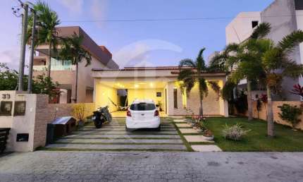 Bela casa térrea com 182m² 3/4 sendo 2 suítes à vendo no condomínio Marta Ferreira