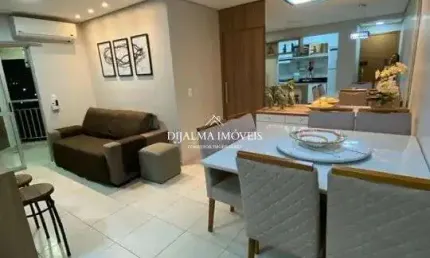Apartamento a venda reformado com planejados, 3 quartos, 2 vagas e churrasqueira. Em Cuiabá/MT