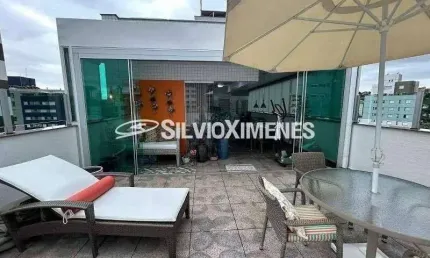 Cobertura com 4 quartos à venda na Rua Henrique Passini, 216, Serra, Belo Horizonte