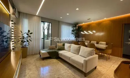 Apartamento á venda com 114m², 3 quartos e 2 vagas.