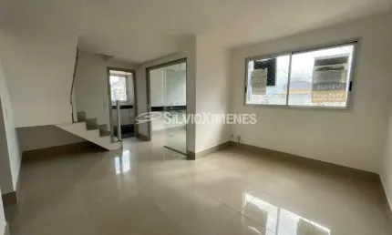 Cobertura para alugar com 165m², 2 quartos e 3 vagas.