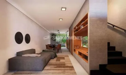 Casa em condomínio à venda com 106m², 3 quartos e 2 vagas