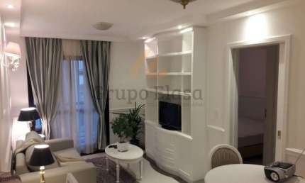 Flat mobiliado 37m² | 1 dormitório suíte | alto padrão em Moema