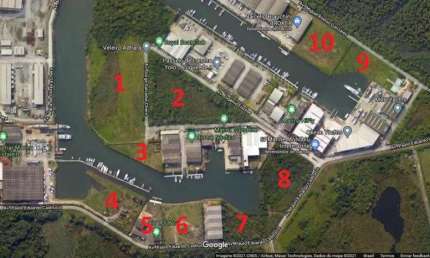 TERRENOS NO GUARUJÁ  EM ÁREA PERFEITA PARA CONSTRUÇÃO DE MARINAS E OUTROS