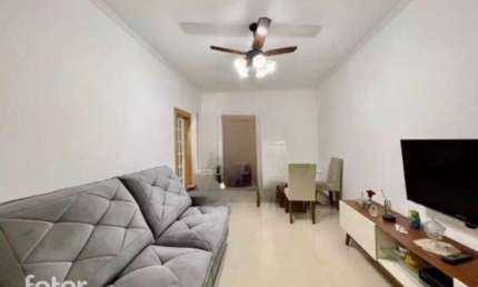 APARTAMENTO COM 90M², 2 DORMITÓRIOS, 1 VAGA DE GARAGEM DEMARCADA, NA APARECIDA - SANTOS/SP