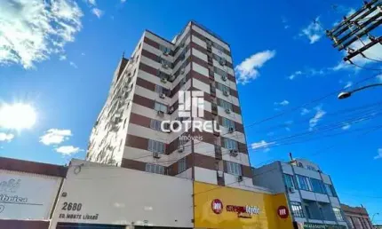 Apartamento central 3 dormitórios sendo 1 suíte e 1 vaga de garagem localizado n