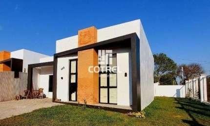 Casa 3 dormitórios 1 suíte 2 vagas de garagem localizado Bairro Diácono João Lui