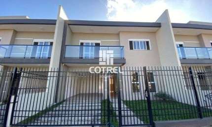 Excelente casa com 03 dormitórios uma sendo suíte, sala, churrasqueira, 02 vagas