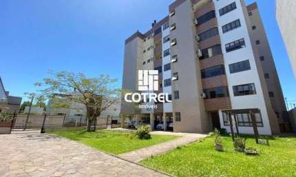 Apartamento no Residencial Atenas com 03 dormitórios uma sendo suíte, sala, chur