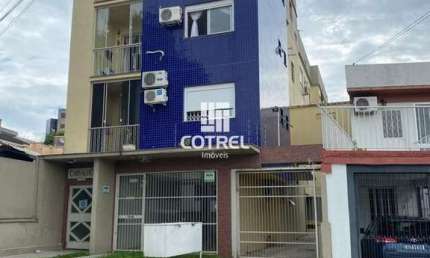 Apartamento para venda semimobiliado com 2 dormitórios 1 sendo suíte, no Bairro