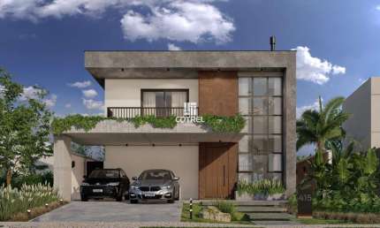 Casa em construção para venda 4 dormitórios sendo suíte, piscina situada no Bair