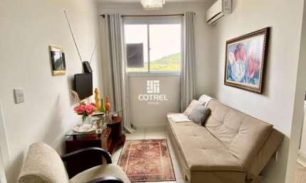 Apartamento mobiliado para locação 1 dormitório, 1 vaga de garagem situado no Ba
