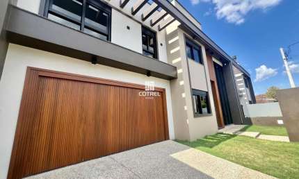 Casa nova para venda com 3 suítes, lareira e piscina no Bairro Camobi