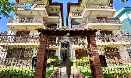 Apartamento para venda e locação 2 dormitórios, 1 vaga de garagem situado no Bai