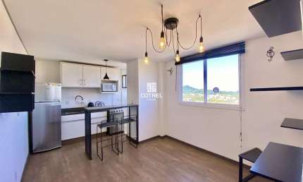 Apartamento à venda e para locação 1 dormitório, situado no bairro Nonoai, em Sa