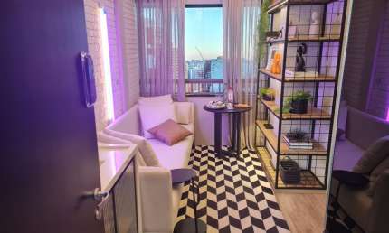 Apartamento na Vila Clementino 37 metros com varanda.