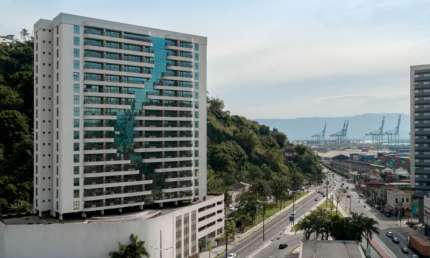 Sala comercial com 2 salas à venda na Avenida Getúlio Dornelles Vargas, 230, Valongo, Santos