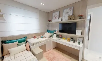 Apartamento para venda com 145 metros quadrados com 3 suites e sala ampliada