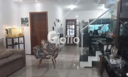 Casa sobrado à venda  no residencial algarve, mogi das cruzes/sp - 3 dormitórios