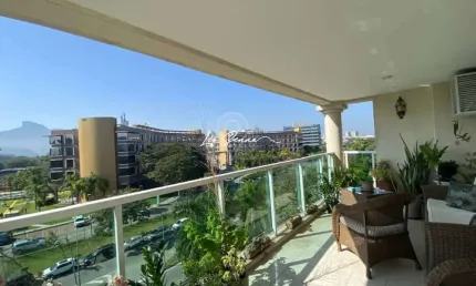 Apartamento com 4 quartos à venda na av avenida jornalista tim lopes, 255, barra da tijuca, rio de janeiro, 149 m2 por r$ 2.460.000