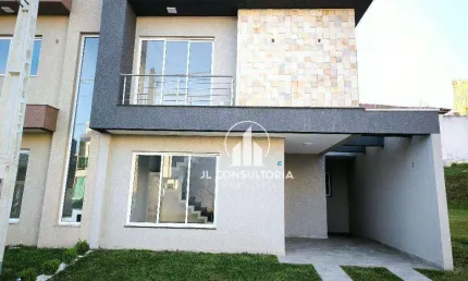 Sobrado em condomínio com três quartos /suíte/closet ótimo acabamento