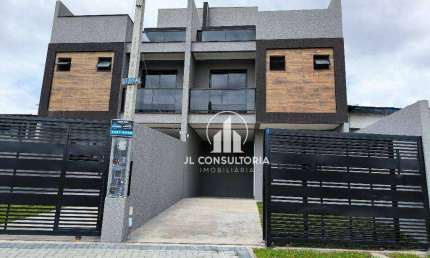 Sobrado no Xaxim com três / suíte / terraço aberto e ótimo padrão de acabamento