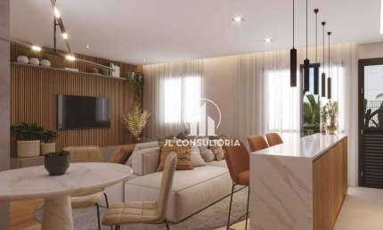 Apartamento à venda, 54 m² por R$ 429.696,45 - Capão Raso - Curitiba/PR
